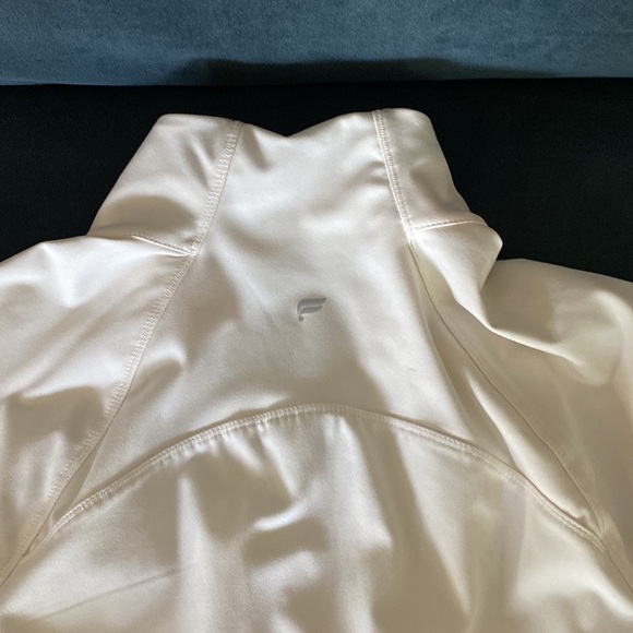 Fabletics Cream Zip Up - Picture 4 of 5